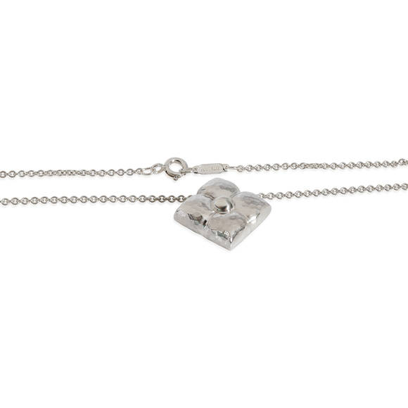 Tiffany & Co. Paloma Picasso Fiore Pendant in Sterling Silver on a Chain - Picture 3 of 4